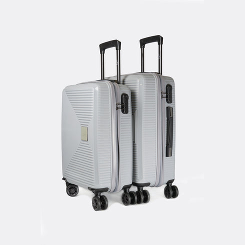 Maleta de cabina XS-10kg-50cm/S-15kg-55cm de Polipropileno Jonny Gris