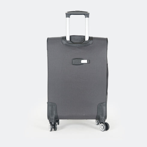 Maleta de viaje blanda extensible 56cm/66cm/76cm/86cm, 10kg/15kg/20kg/23kg, de tela poliéster Pissa Gris