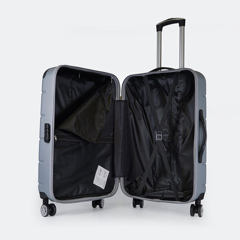 Maleta de cabina de S-15kg-55cm / M-20kg- 62cm de ABS Empire Plateado