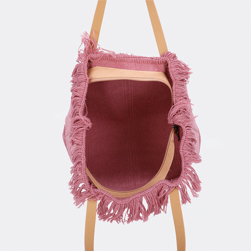 Bolso de playa de lino Gracias Tammy