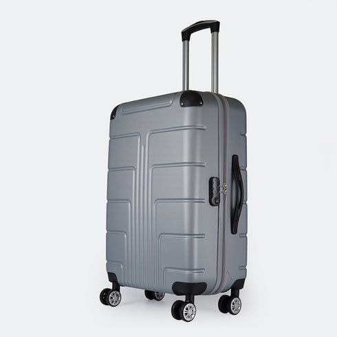 Maleta de cabina de S-15kg-55cm / M-20kg- 62cm de ABS Empire Plateado