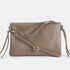 Bolso bandolera de piel khaki Tamara
