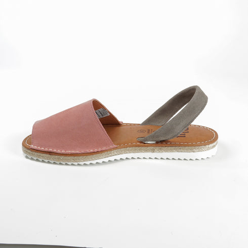 Menorquina de mujer de piel Alba (Rosa/Gris)