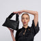 Bolso de mano mujer de piel negro Areca