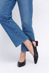 Zapatos planos de piel para mujer negro Beatriz