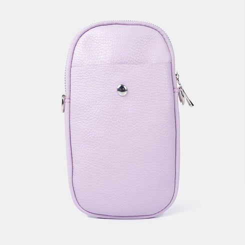 Bolsos para de móvil de piel morado Cintia