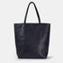 Bolso shopper para mujer de piel para personalizar azul marino Amy