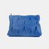 Bolso de bandolera de piel arrugada azul klein Cecilia M