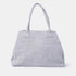 Bolso shopper de piel serraje gris Aurora