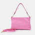 Bolso de mano y bandolera de piel para mujer rosa Ariadna