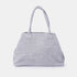 Bolso shopper de piel serraje gris Aurora
