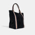 Bolso tote de piel serraje para mujer negro Sarah
