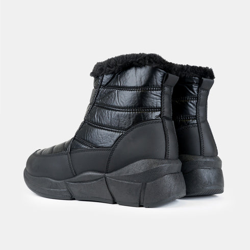 Botas para la nieve de nylon negro Noemi