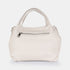 Bolso de mano de piel estilo saco para mujer beige Stefy
