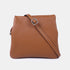 Bolso bandolera para mujer con tres compartimentos marrón Noelia