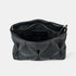 Bolso de bandolera de piel arrugada negro Cecilia M