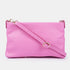 Bolso de mano y bandolera de piel para mujer rosa Ariadna