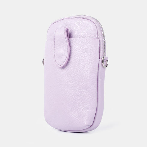 Bolsos para de móvil de piel morado Cintia