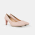 Zapatos de tacón 6.5cm de piel nude Tania