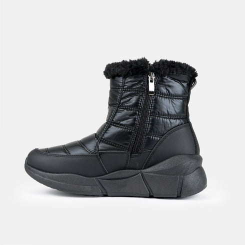 Botas para la nieve de nylon negro Noemi