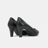 Zapatos de tacón 6.5cm de piel negro Tania