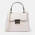 Bolso de con cadena para mujer con asa de mano con solapa beige Claudia