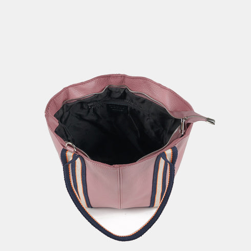Bolso tote de piel para mujer rosa Selena