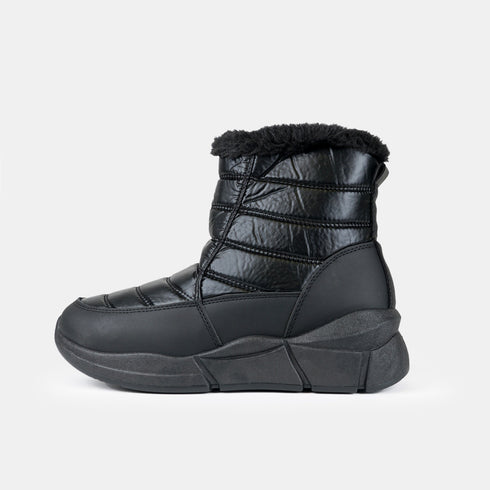 Botas para la nieve de nylon negro Noemi