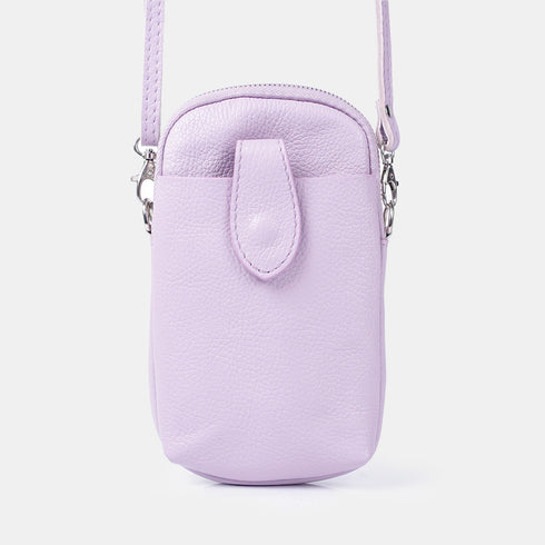 Bolsos para de móvil de piel morado Cintia