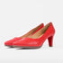 Zapatos de tacón 6.5cm de piel rojo Tania
