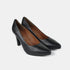 Zapatos de tacón 8cm de piel negro Tania