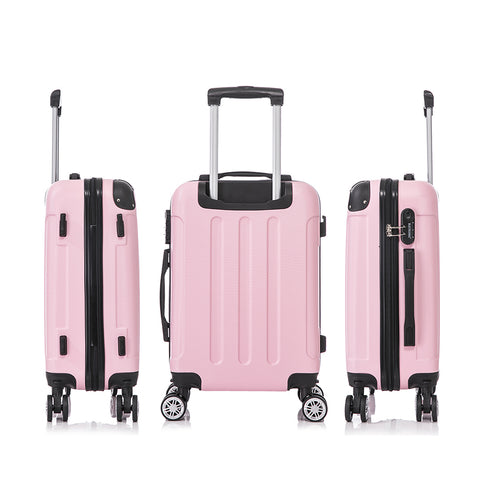 Maleta Cabina ABS 55x40x20cm 44L - 20 Pulgadas RosaClaro - Marina