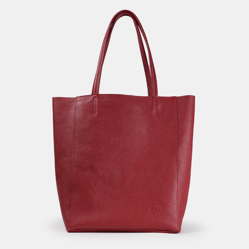 Bolso shopper para mujer de piel para personalizar rojo Amy