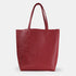 Bolso shopper para mujer de piel para personalizar rojo Amy