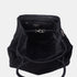Bolso shopper de piel serraje extensible y personalizable negro Aurora
