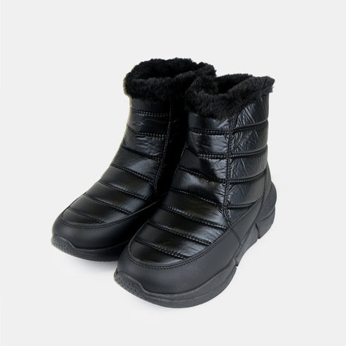 Botas para la nieve de nylon negro Noemi