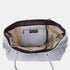 Bolso shopper de piel serraje gris Aurora