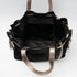 Bolso de piel de serraje para mujer estilo shopper negro Agatha