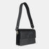 Bolso bandolera de piel para mujer negro Adina