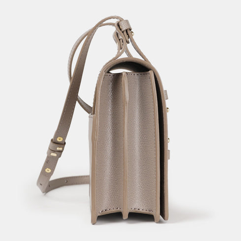 Bolso bandolera de piel para mujer khaki Ainara