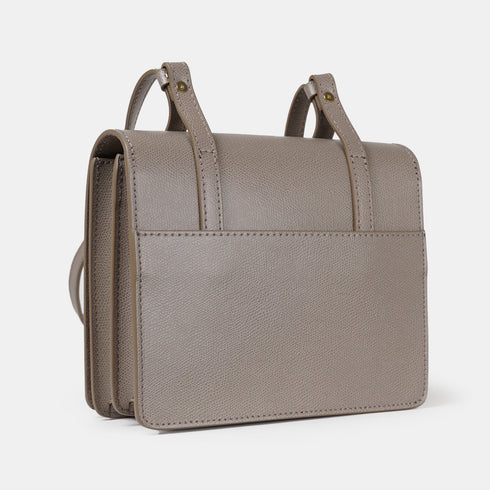 Bolso bandolera de piel para mujer khaki Ainara