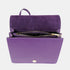 Bolso bandolera de piel para mujer morado Ainara