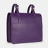 Bolso bandolera de piel para mujer morado Ainara