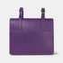 Bolso bandolera de piel para mujer morado Ainara