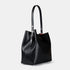 Bolso Hobo de Piel Negro para Mujer - Leticia