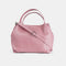 Bolso de mano de piel estilo saco para mujer rosa Stefy