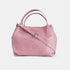 Bolso de mano de piel estilo saco para mujer rosa Stefy