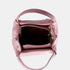 Bolso de mano de piel estilo saco para mujer rosa Stefy