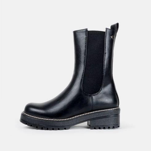 Botines chelsea para mujer negro Bianca