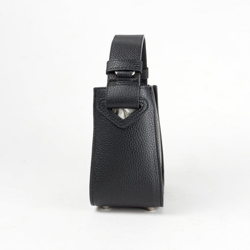 Bolso de mano de piel para mujer Pandorín negro